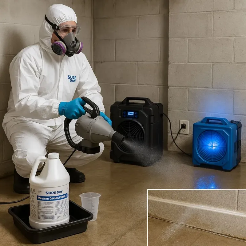 Sanitization and Odor Removal process in Farmington, ME