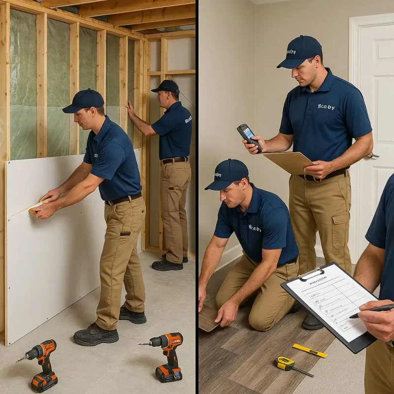 Repairs and Reconstruction process in Farmington, ME